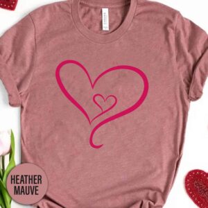 Love Heart Valentines Day T Shirt