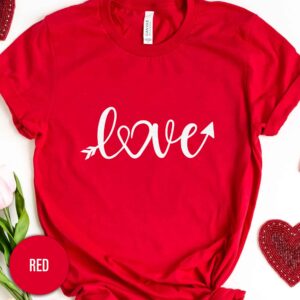 Love Heart Valentines Day T Shirt