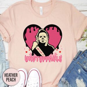 Unstoppable Meyers Heart Valentines Day T Shirt