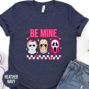 Be Mine Spooky Pink Horror Valentines Day T Shirt