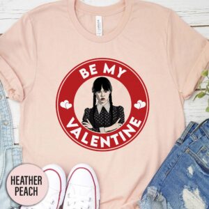 Wednesday Addams Be My Valentine Red Valentines Day T Shirt