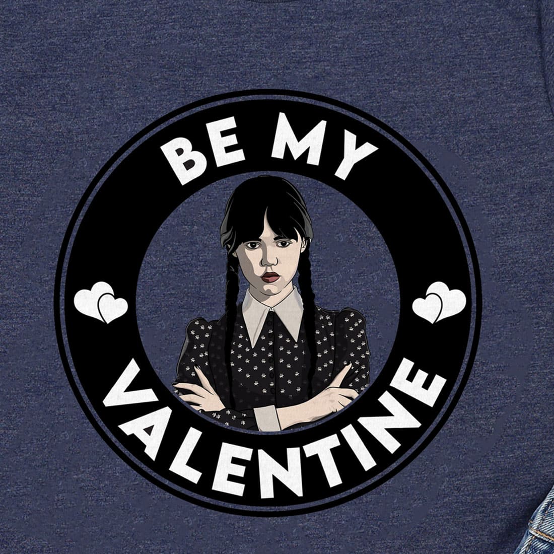 Wednesday Addams Be My Valentine Black Valentines Day T Shirt