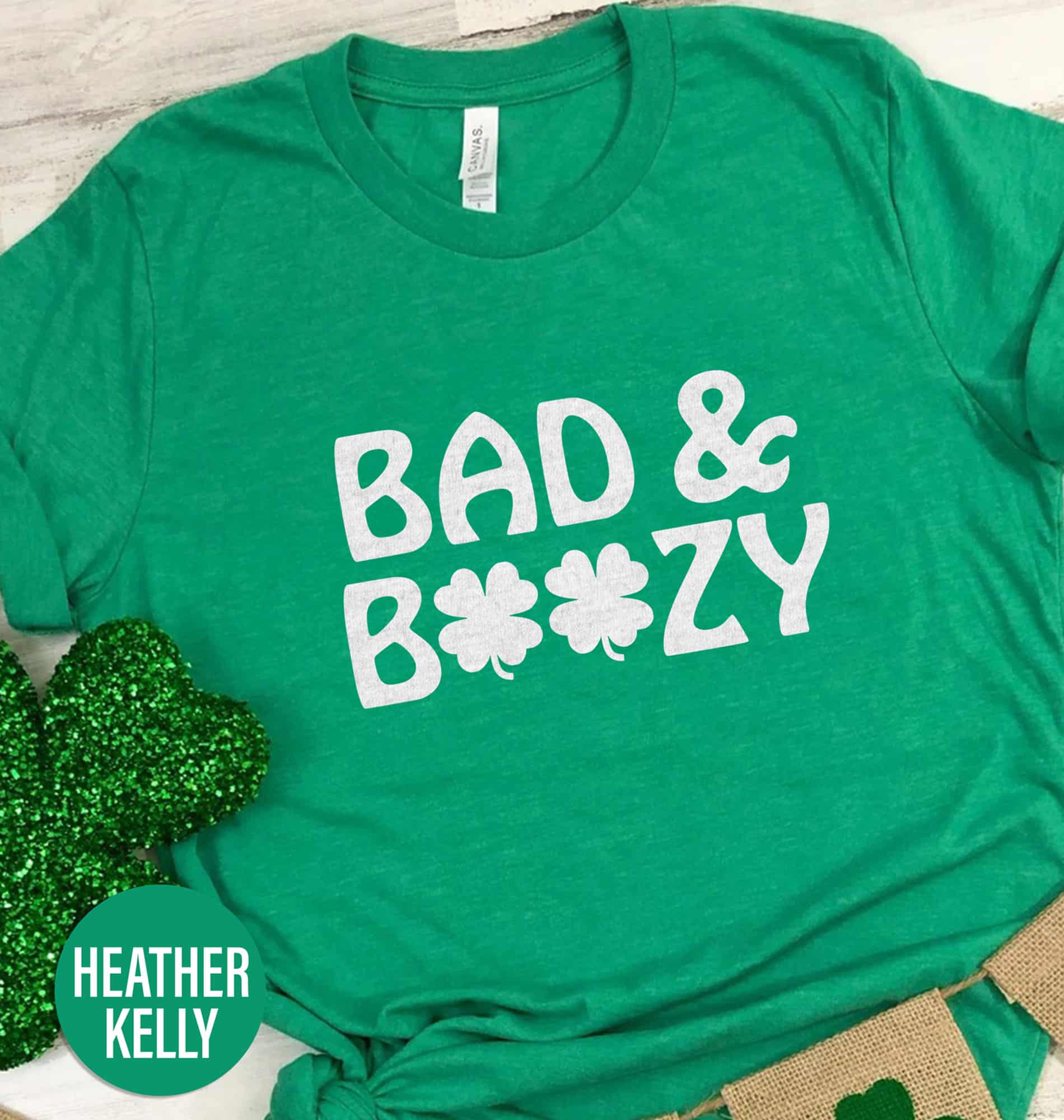 Bad & Boozy St. Patrick's Day T Shirt