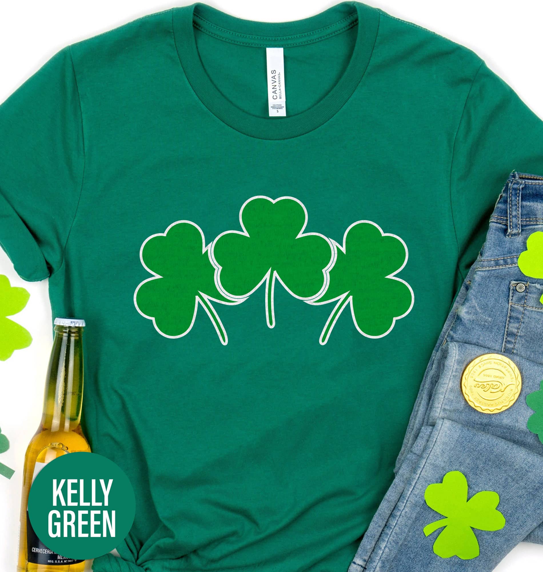 Get ready for St. Patrick's Day with our Lucky Clovers t-shirt! This ...