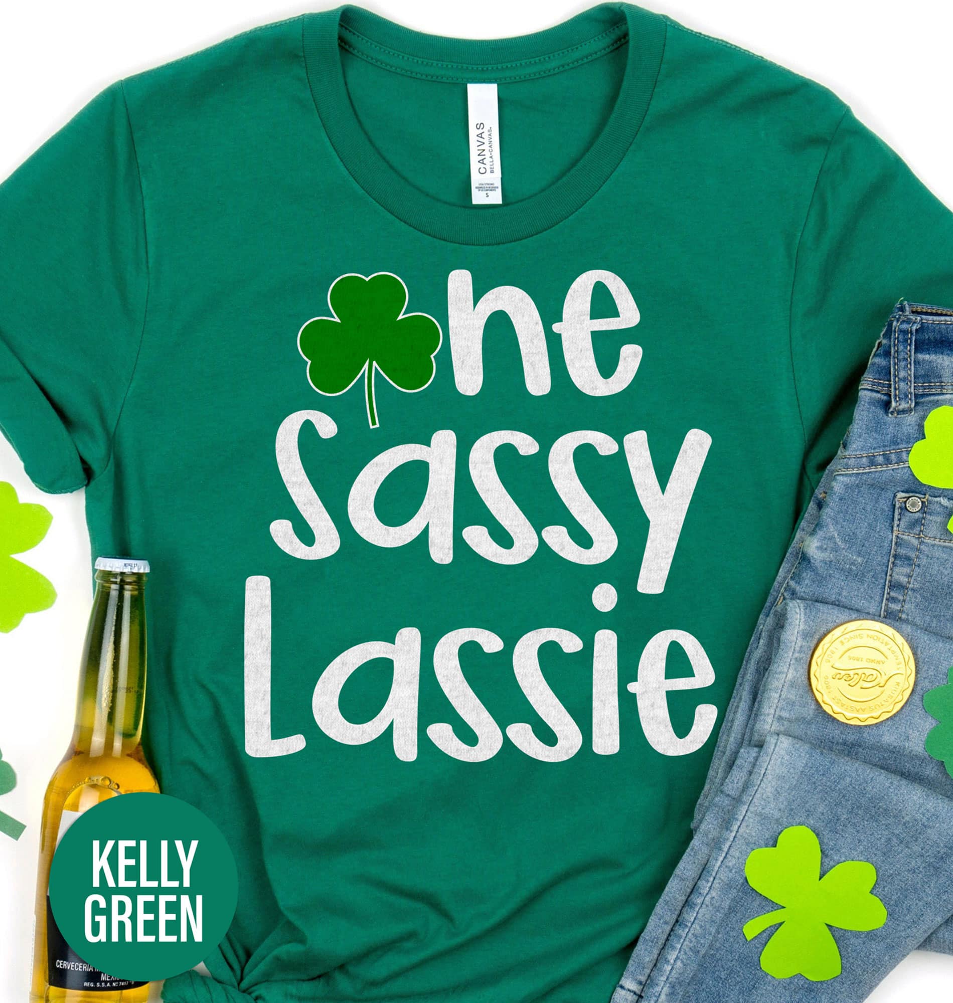 Get Ready To Party With Our Sassy Lassie St Patricks Day T Shirt This Funny St Patricks Day 5023