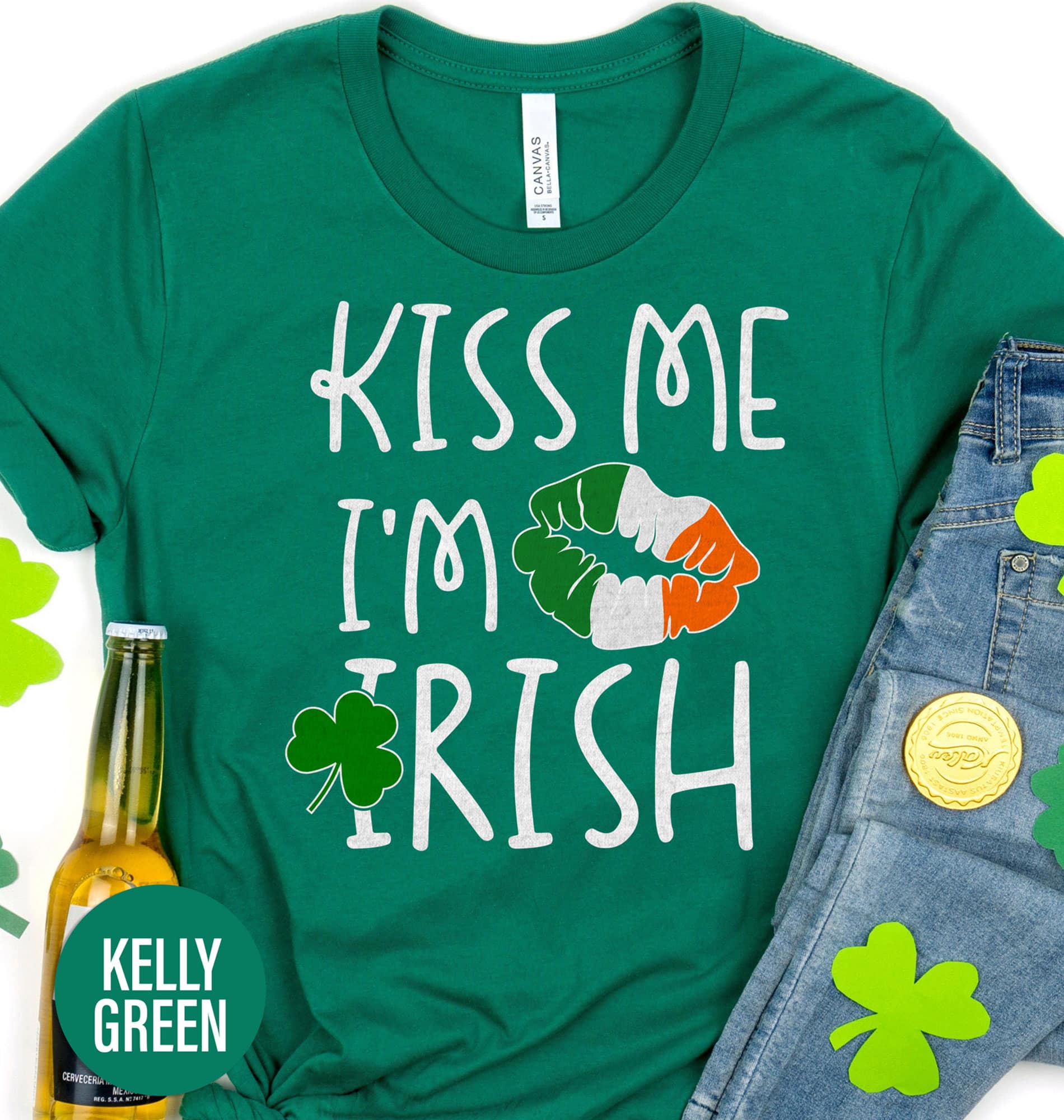 Kiss Me I'm Irish St. Patrick's Day T Shirt