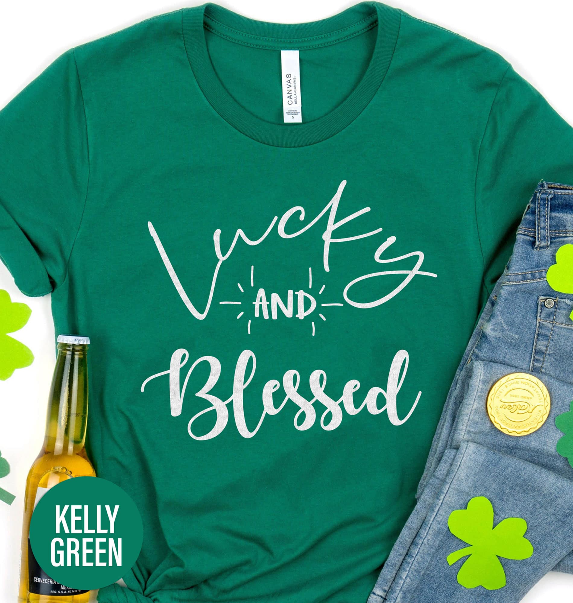 Lucky And Blessed St. Patrick's Day T Shirt