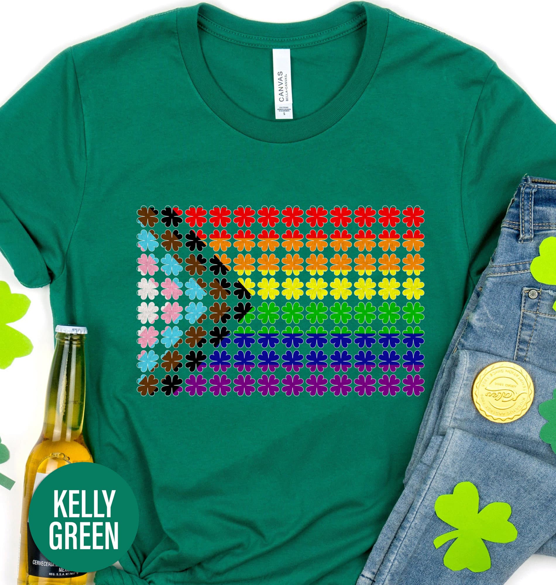 Inclusive Four Leaf Clover Tee St. Patrick's Day T Shirt
