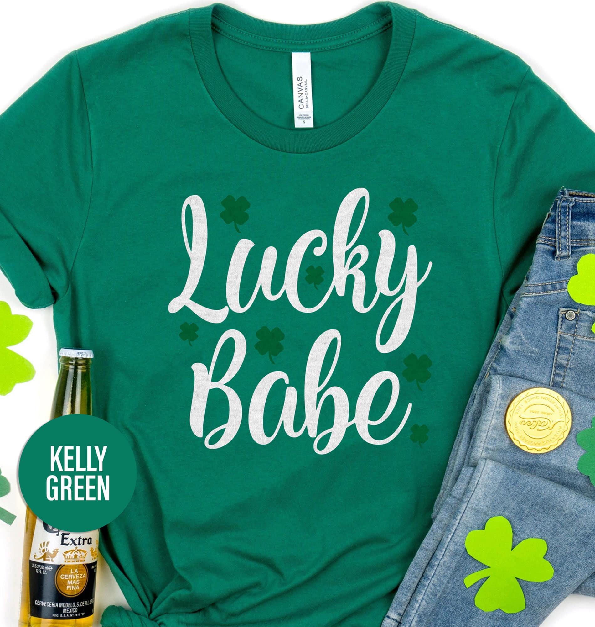 Lucky Babe Saint Patricks Day Tee St. Patrick's Day T Shirt