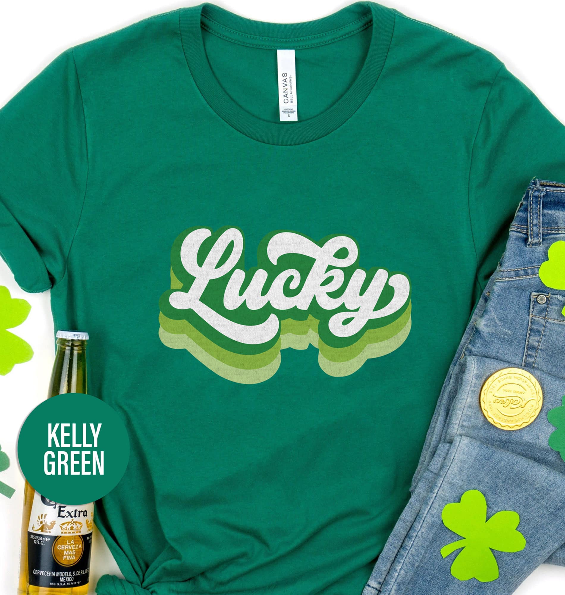 Lucky St. Patrick's Day Graphic Tee - Festive Fun at HolidayShirts