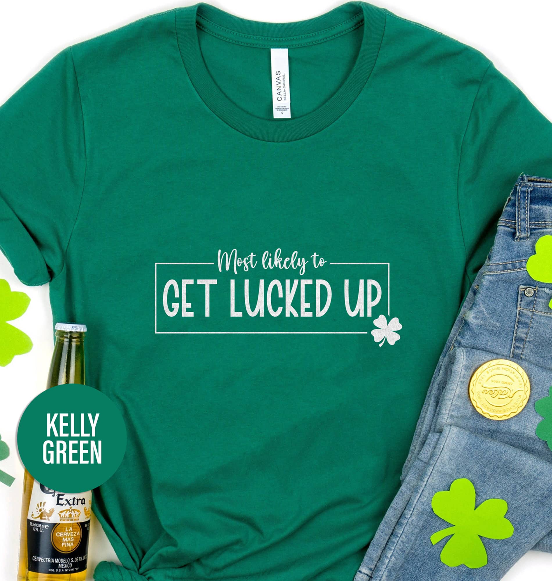 Most Likely To Get Lucked Up Tee St. Patrick's Day T Shirt