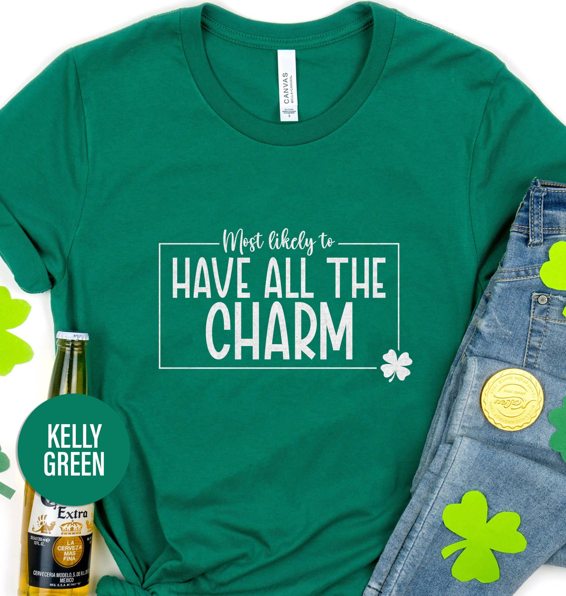 Most Likely To Have All The Charm St. Patrick's Day T Shirt