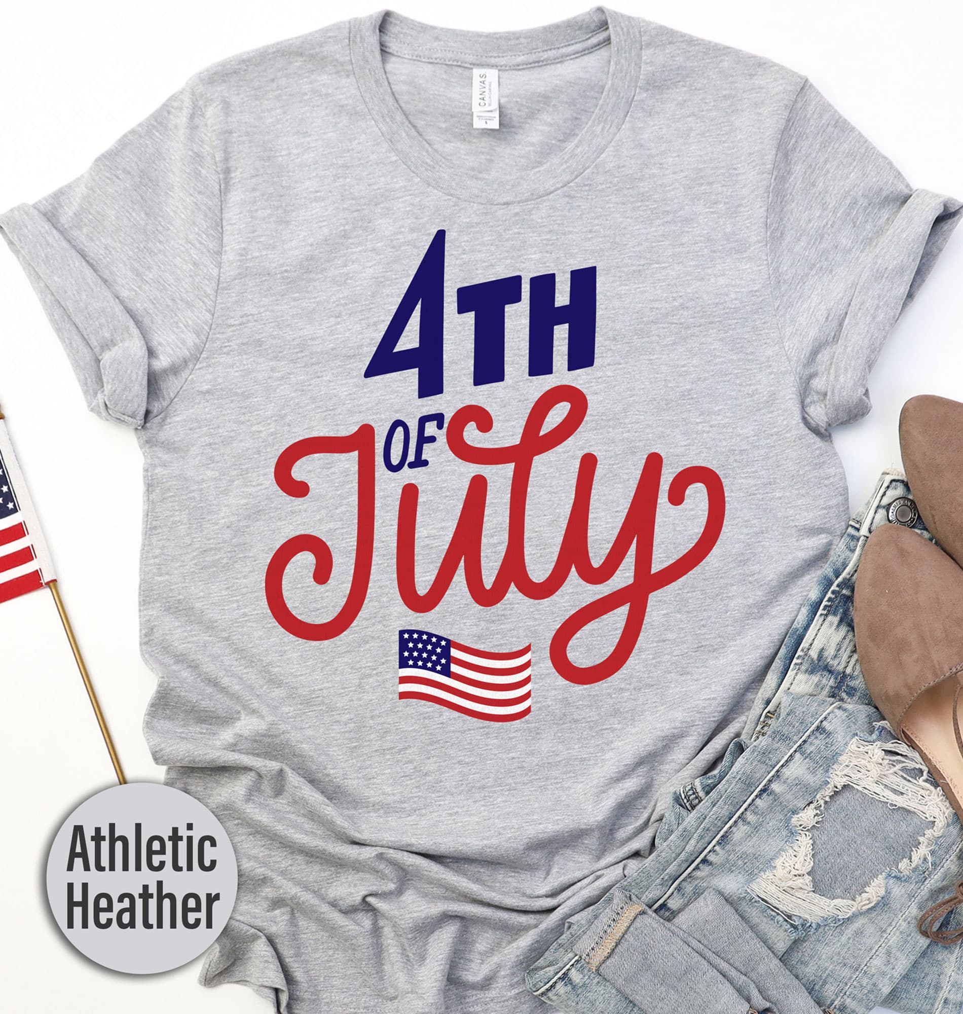 4th Of July Flag T-shirt