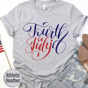 Fourth Of July Red And Blue T-shirt