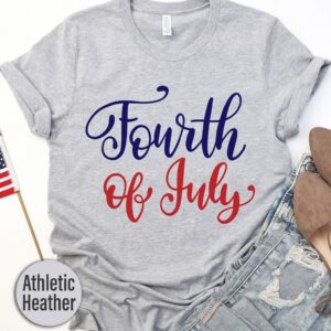 Red & Blue Fourth Of July T-shirt