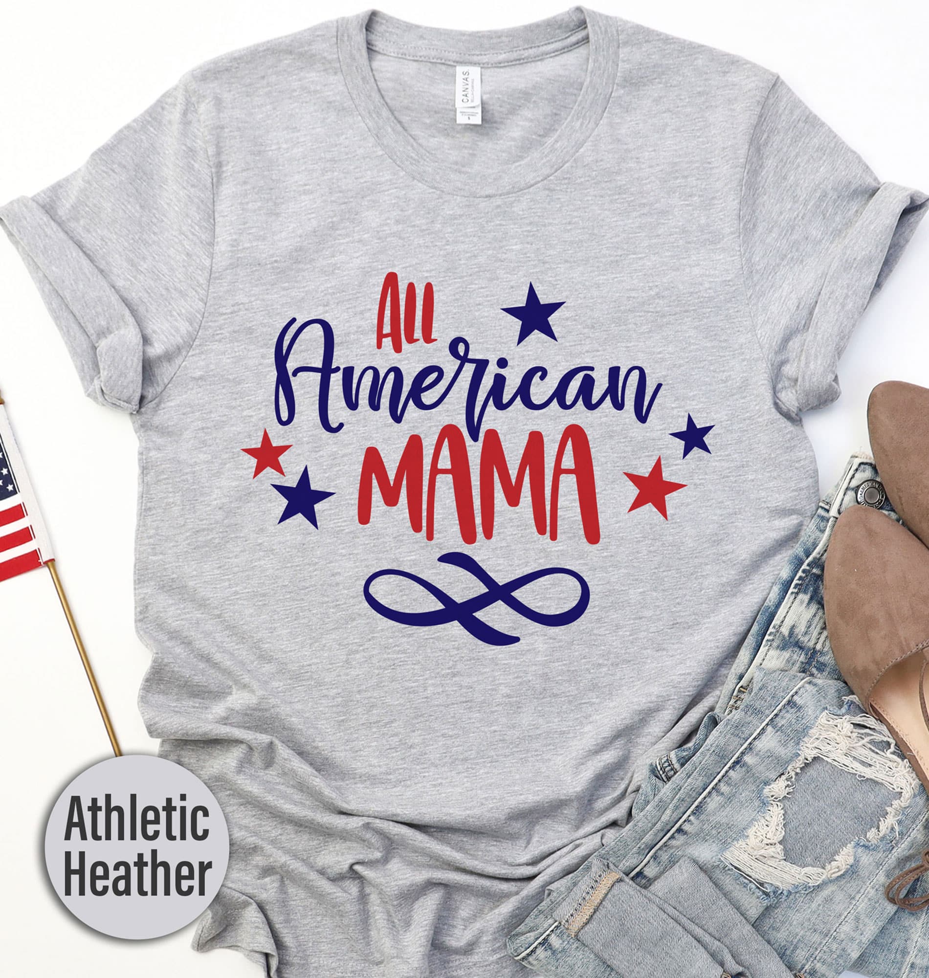 All American Mama T-shirt