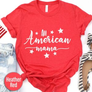 All American Mama Stars T-shirt