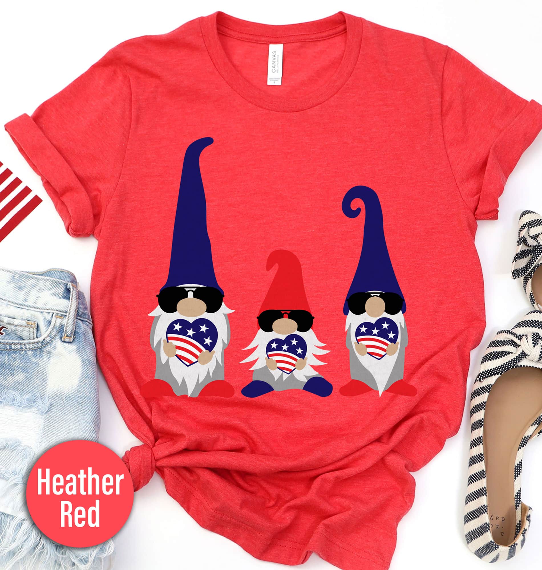 Gnomes Love Patriots T-shirt