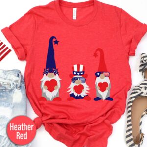 Gnomes America Heart T-shirt