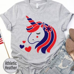 American Love Unicorn T-shirt