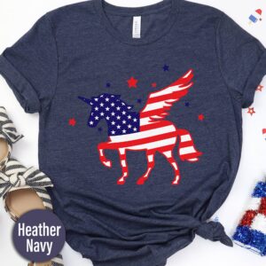 American Flag Pegasus T-shirt