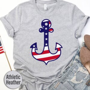 American Flag Anchor T-shirt