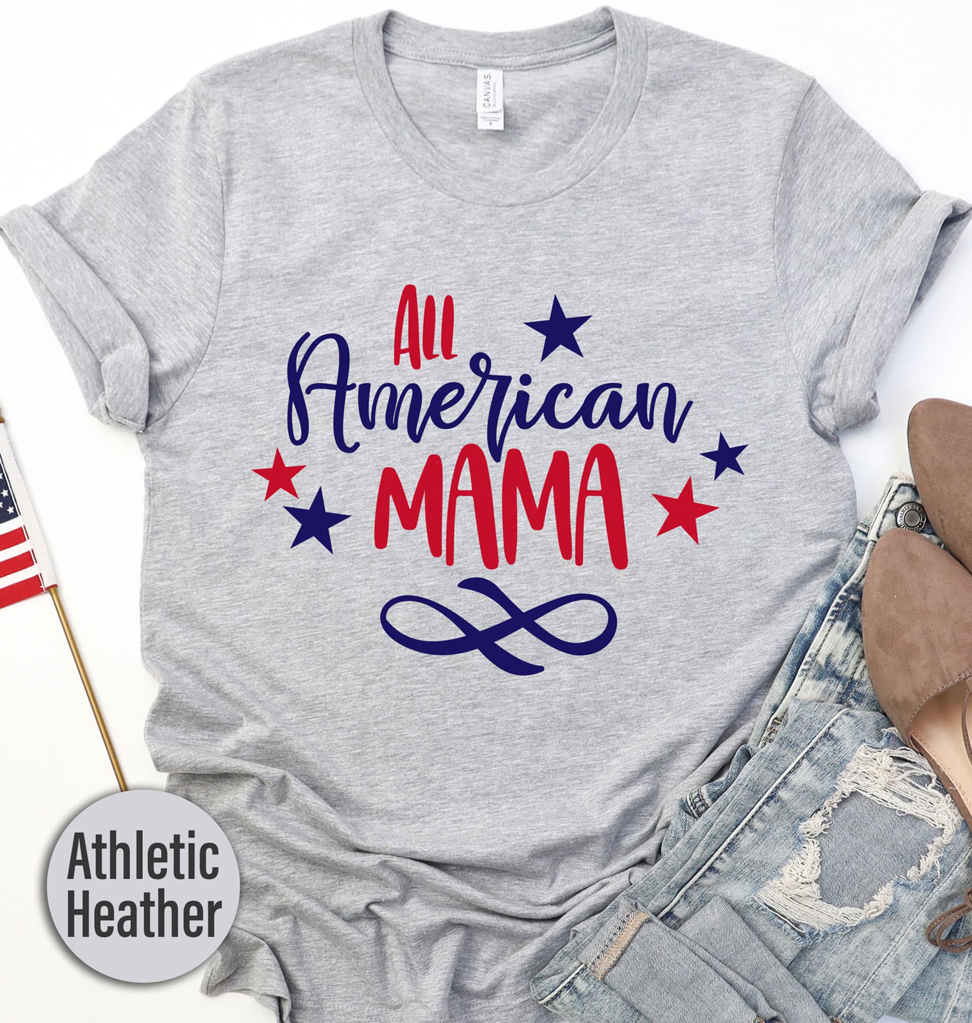 All American Mama T-shirt
