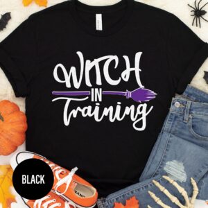 Witch In Training Halloween T Shirt