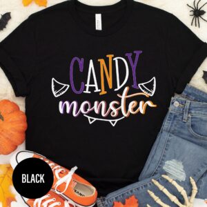 Candy Monster Halloween T Shirt