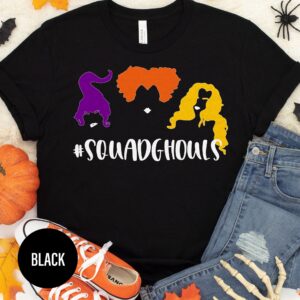 Squadghouls Sanderson Sisters Halloween T Shirt