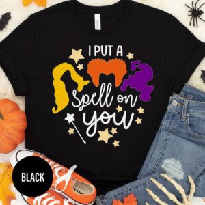 I Put A Spell On You Halloween T Shirt