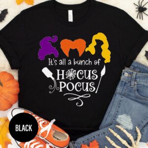 It's All A Bunch Of Hocus Pocus Halloween T Shirt
