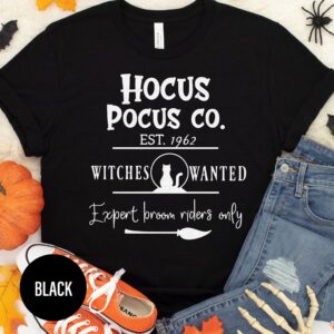 Hocus Pocus Co Halloween T Shirt