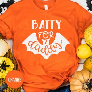 Batty For A Daddy Halloween T Shirt