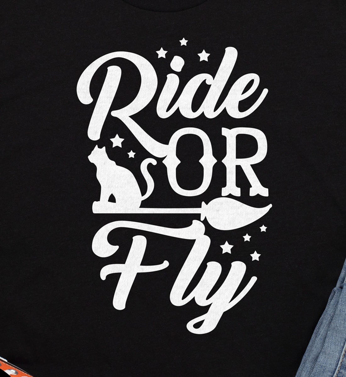 Ride Or Fly Halloween T Shirt