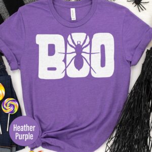 Boo Spider Halloween T Shirt