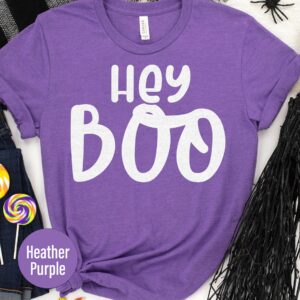 Hey Boo Halloween T Shirt