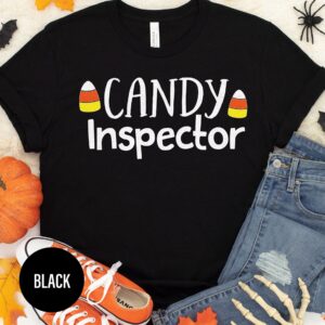 Candy Inspector Halloween T Shirt