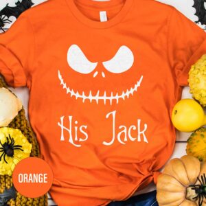 His Jack Nightmare Before Christmas Halloween T Shirt