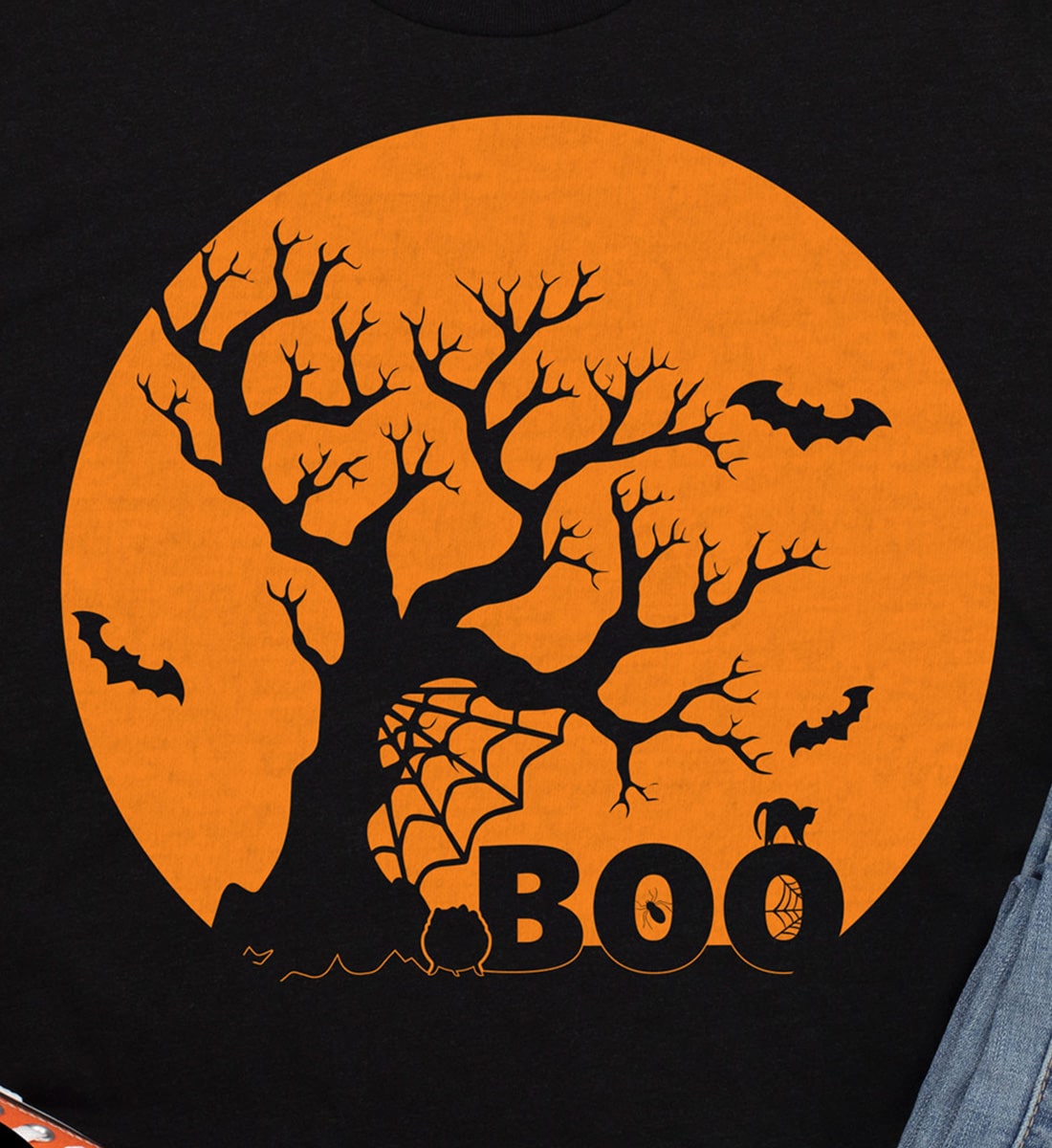 Boo Halloween T Shirt