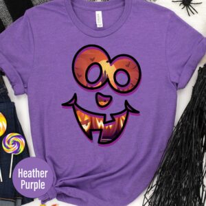 Goofy Pumpkin Face Halloween T Shirt