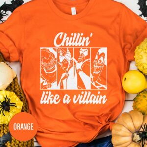 Chillin Like A Villan Disney Halloween Halloween T Shirt