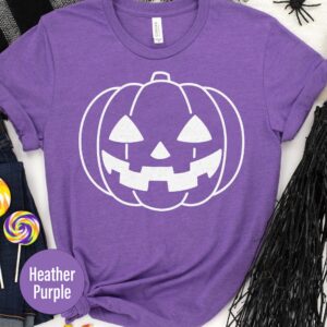 Pumpkin Face Halloween T Shirt