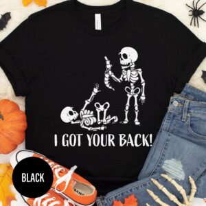 I Got Your Back Skeleton Halloween T Shirt