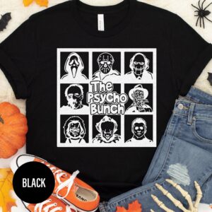 The Psyco Bunch Halloween T Shirt