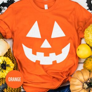 Pumpkin Face Halloween T Shirt