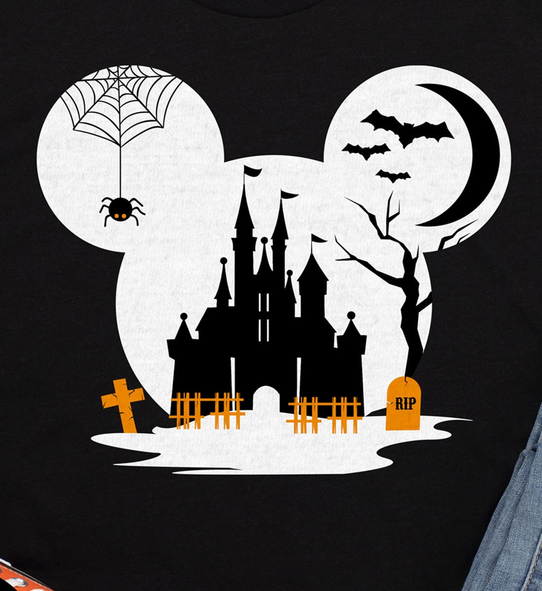 Disney Castle Spooky Halloween Halloween T Shirt