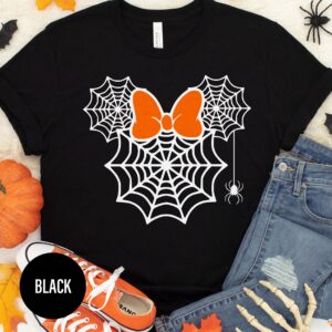 Minie Spider Disney Halloween T Shirt