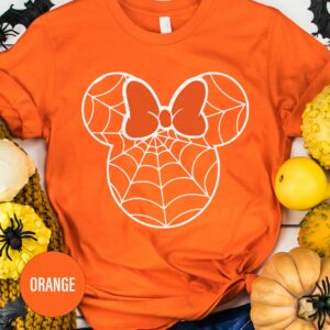 Minie Spider Web Halloween T Shirt