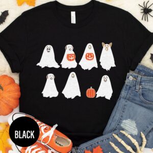 Cute Ghost Dog Halloween T Shirt